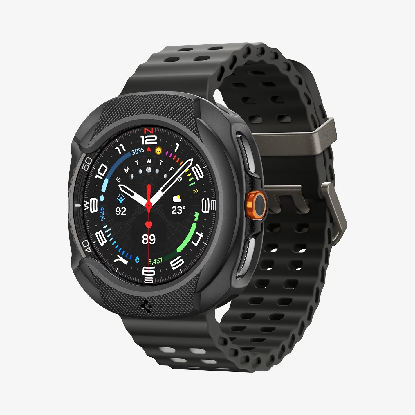 Spigen Galaxy Watch 8 Classic (46mm) Watch Case – Liquid Air feature view 1