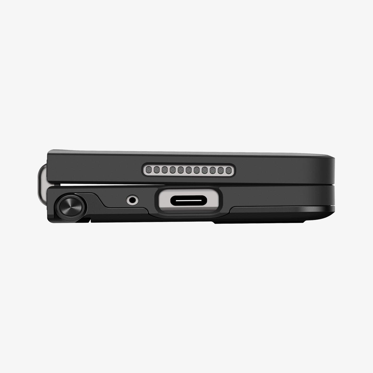 ACS05106 - Galaxy Z Fold 4 Case Neo Hybrid S in black showing the back and front