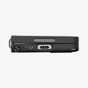 ACS05106 - Galaxy Z Fold 4 Case Neo Hybrid S in black showing the back and front