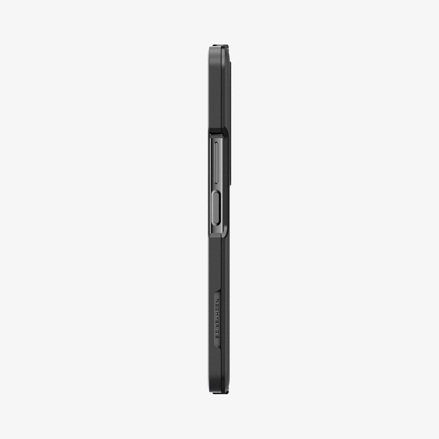 ACS05106 - Galaxy Z Fold 4 Case Neo Hybrid S in black showing the back and front