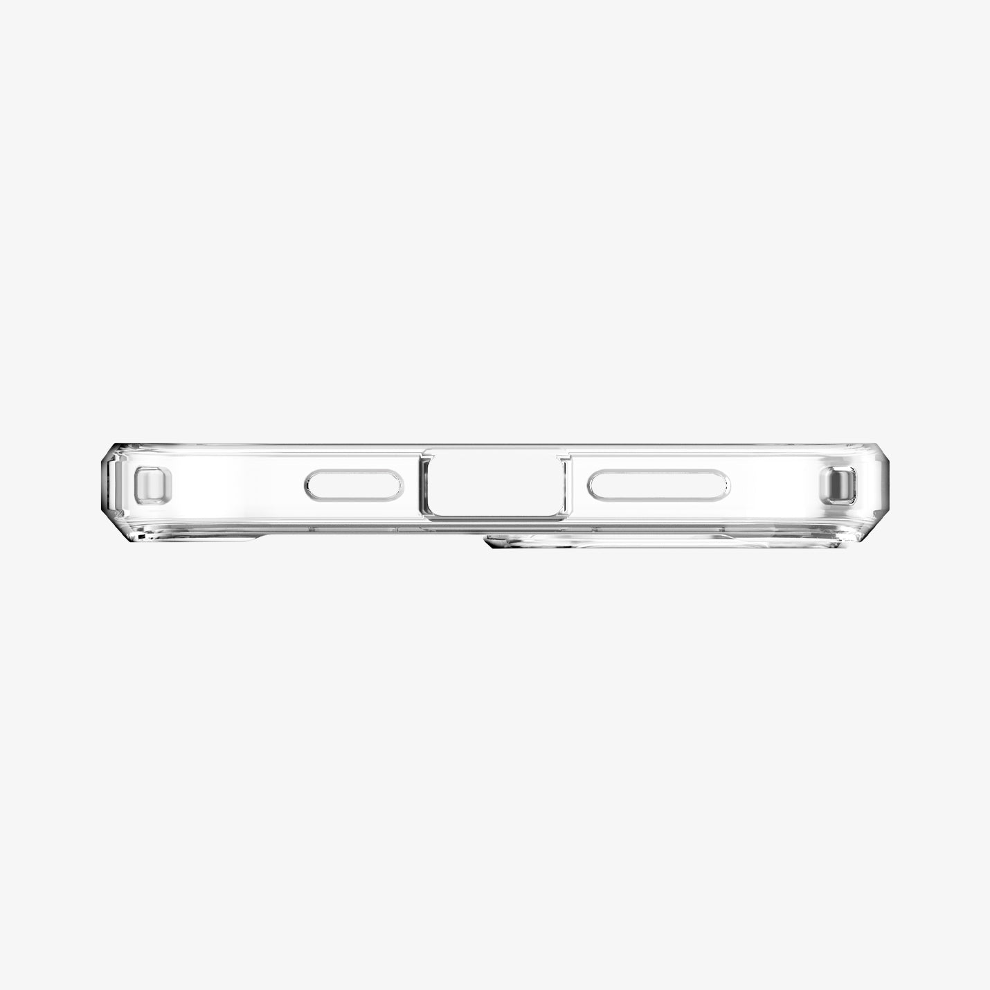 ACS01618 - iPhone 12 Pro Max Case Ultra Hybrid in crystal clear showing the back