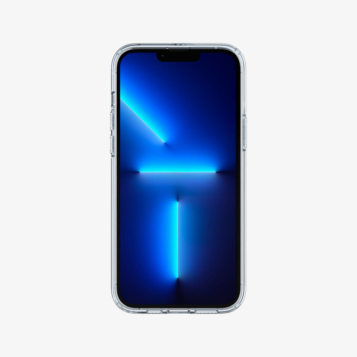 ACS03204 - iPhone 13 Pro Max Case Ultra Hybrid in crystal clear showing the back