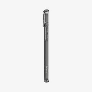 ACS06557 - iPhone 15 Pro Max Case Liquid Crystal in crystal clear showing the back