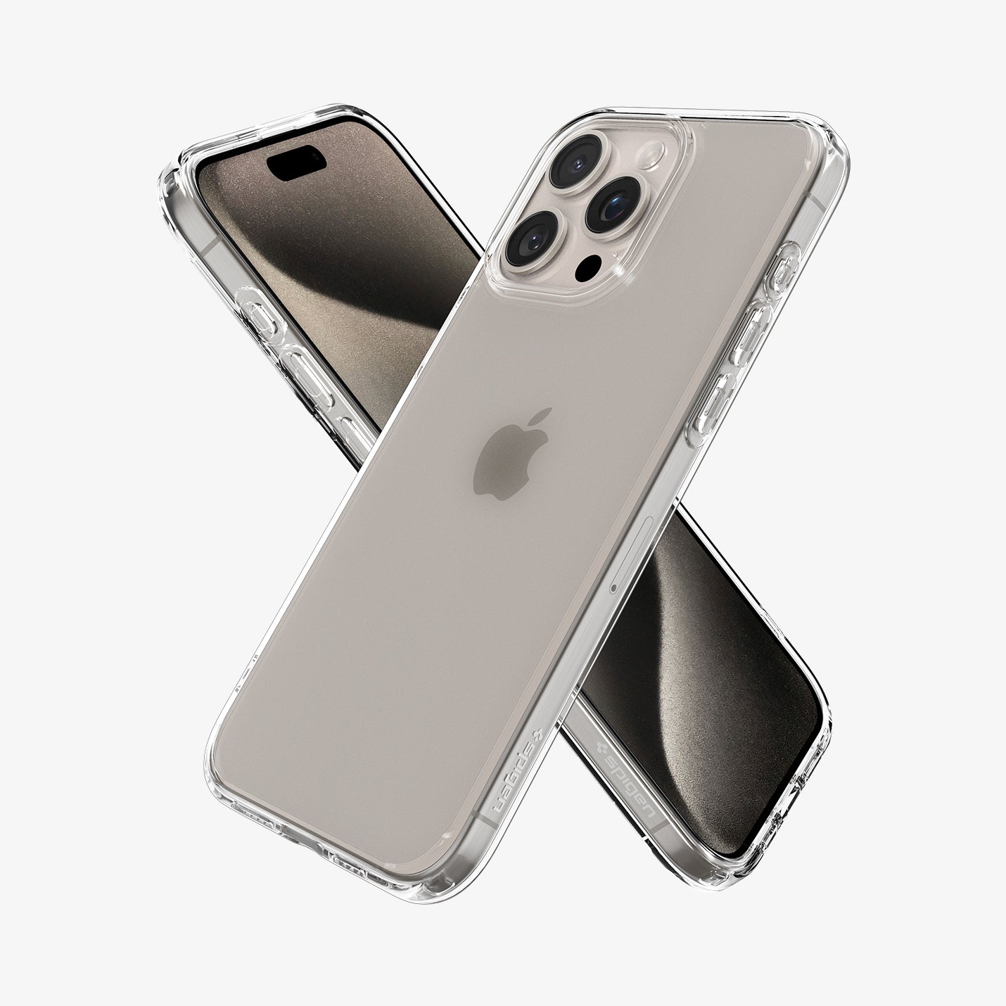 Spigen Ultra Hybrid Matte case for iPhone 15 Pro in Frost Clear – detail image 3
