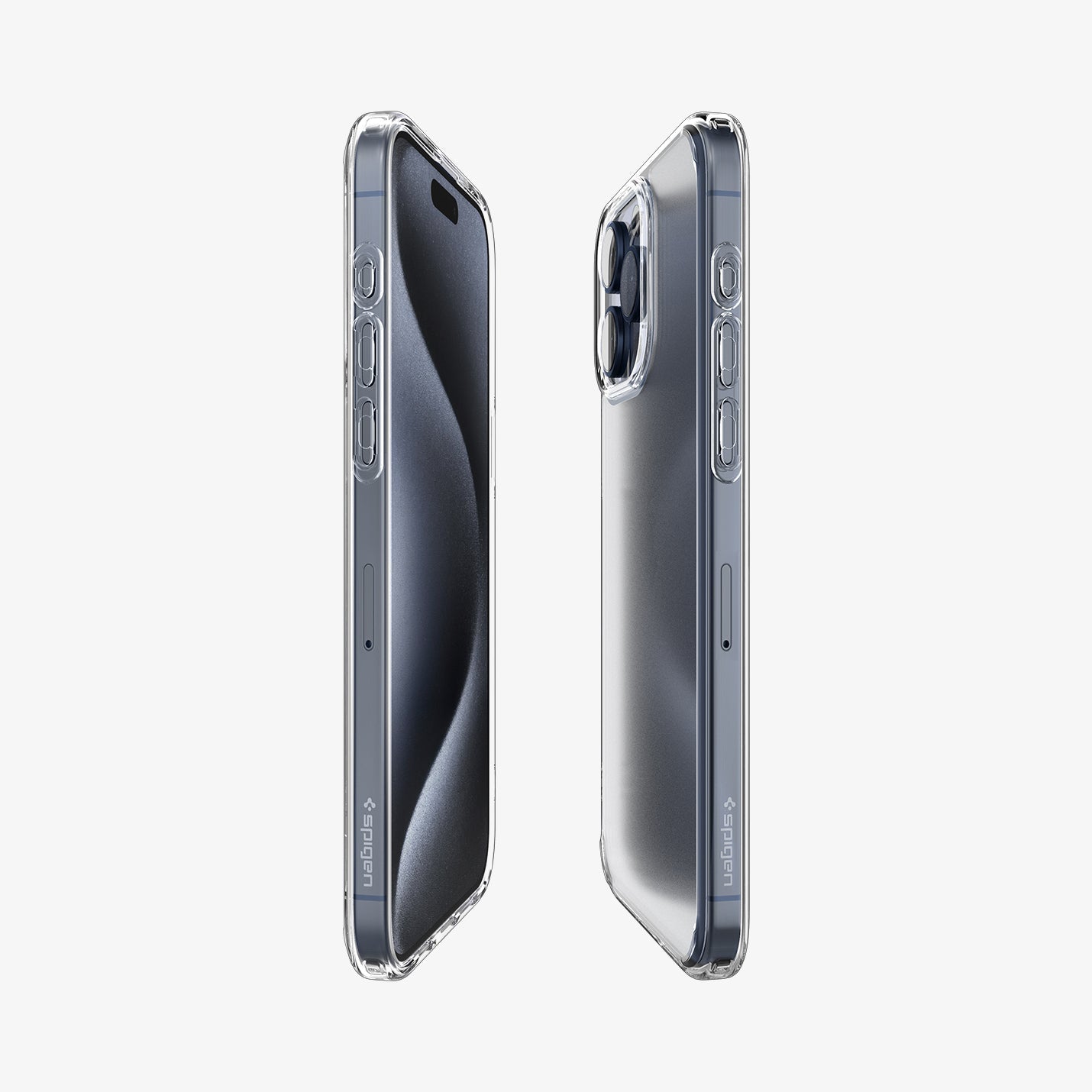 Spigen Ultra Hybrid Matte case for iPhone 15 Pro in Frost Clear – detail image 5