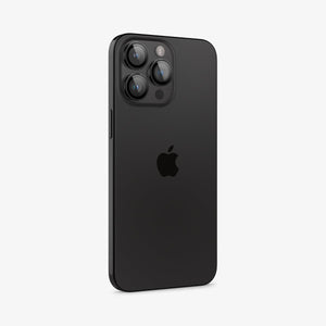 Spigen iPhone 16 Pro Max / 16 Pro Lens Protector – Optik Pro EZ Fit – Black product image 5