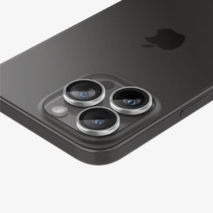 Spigen iPhone 14 Pro Max / 14 Pro Lens Protector – Optik Pro EZ Fit – Silver product image 2