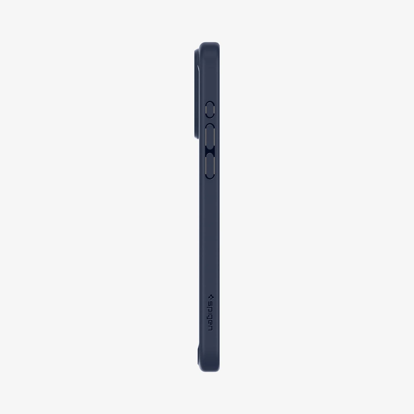 ACS07209 - iPhone 15 Series Ultra Hybrid Case in Natural Titanium showing the back 
