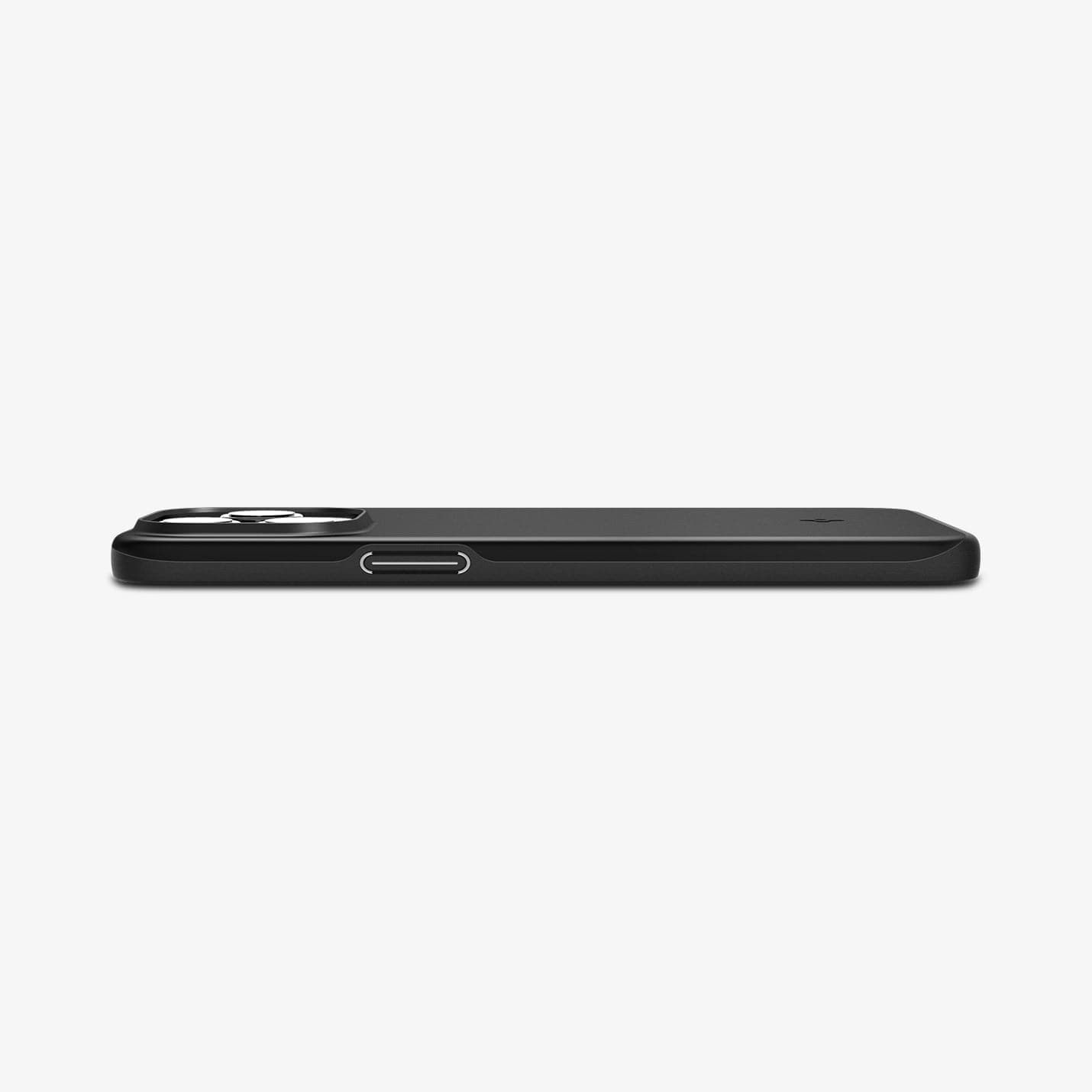 ACS06544 - iPhone 15 Pro Max Case Thin Fit in black showing the back