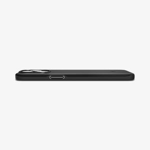 ACS06544 - iPhone 15 Pro Max Case Thin Fit in black showing the back