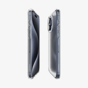 ACS06567 - iPhone 15 Pro Max Case Ultra Hybrid in frost clear showing the back