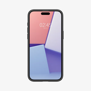 ACS07209 - iPhone 15 Series Ultra Hybrid Case in Natural Titanium showing the back 