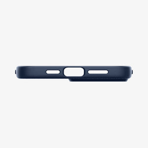 ACS03201 - iPhone 13 Pro Max Case Liquid Air in matte black showing the back