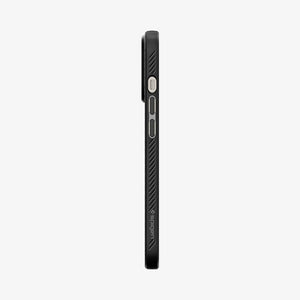 ACS03201 - iPhone 13 Pro Max Case Liquid Air in matte black showing the back