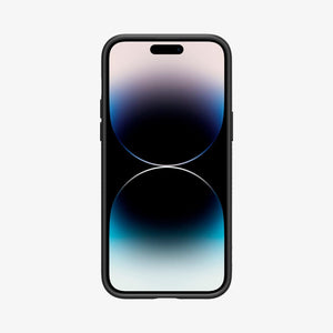 ACS04813 - iPhone 14 Pro Max Case Liquid Air in matte black showing the back