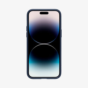 ACS04813 - iPhone 14 Pro Max Case Liquid Air in matte black showing the back