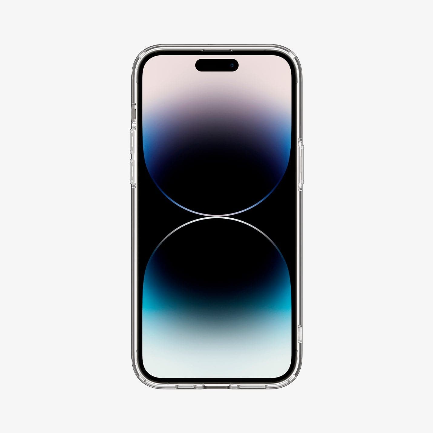 ACS04816 - iPhone 14 Pro Max Case Ultra Hybrid in crystal clear showing the back
