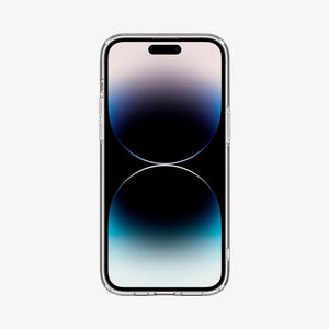 ACS04816 - iPhone 14 Pro Max Case Ultra Hybrid in crystal clear showing the back