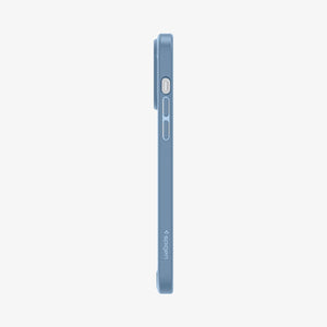 Spigen iPhone 14 Pro Max Case – Ultra Hybrid in Sierra Blue – volume-button side profile
