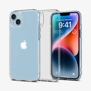 ACS04823 - iPhone 14 Pro Max Case Ultra Hybrid in frost clear showing the back