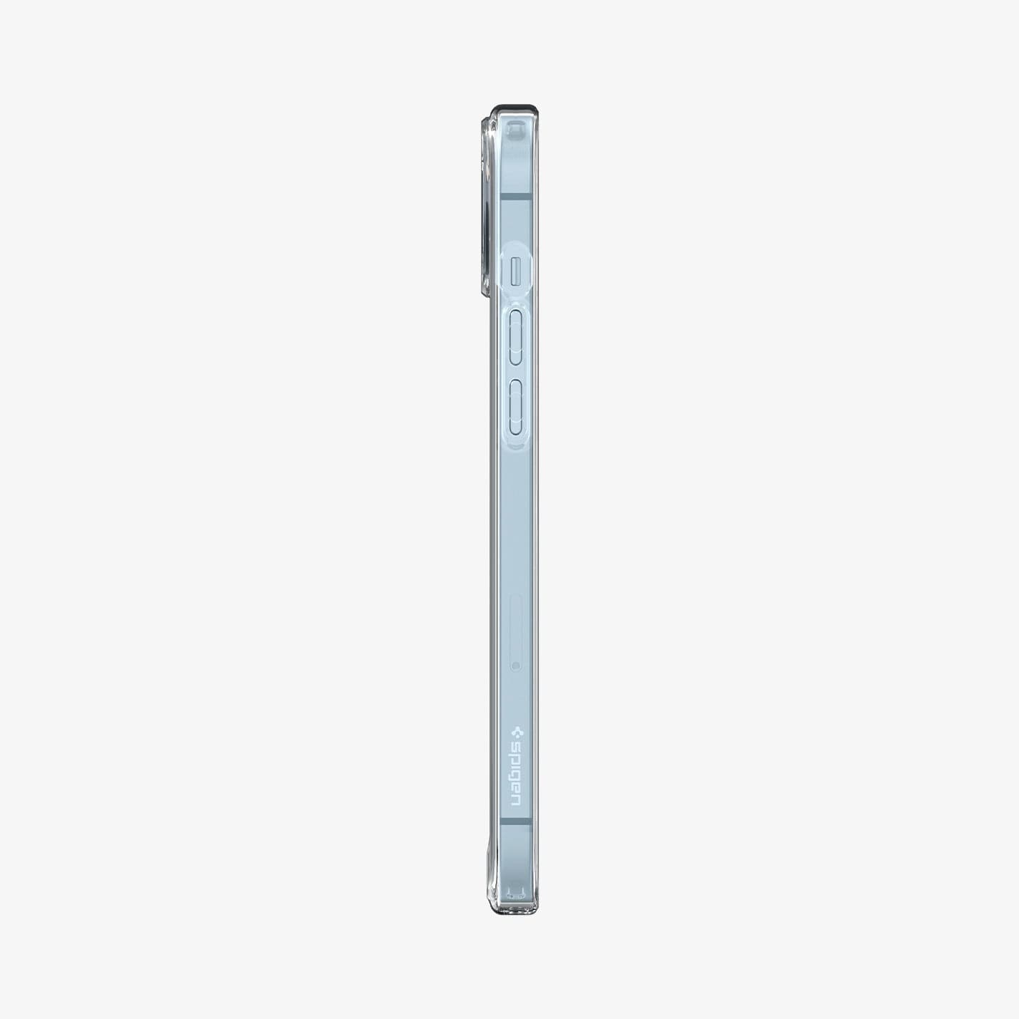 ACS04825 - iPhone 14 Pro Max Case Ultra Hybrid (MagFit) in white showing the back