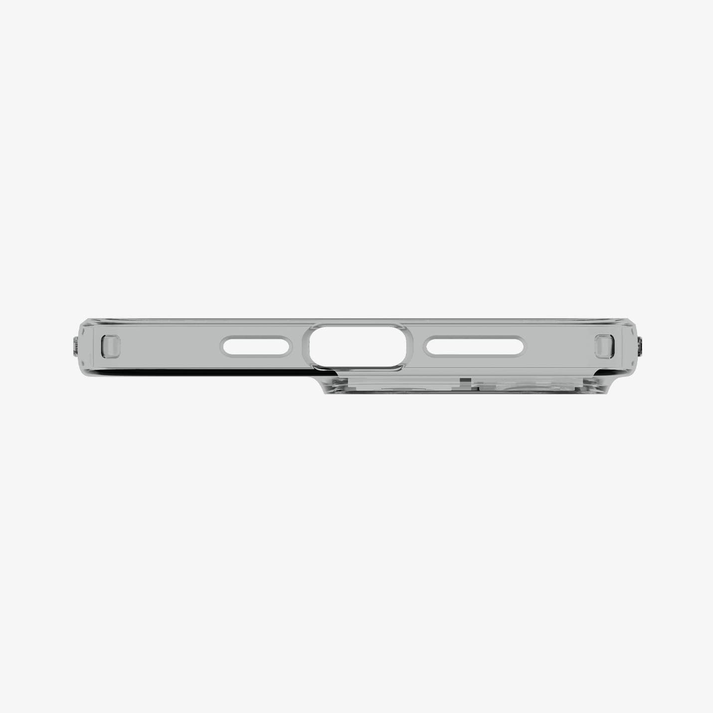 ACS04809 - iPhone 14 Pro Max Case Liquid Crystal in crystal clear showing the back