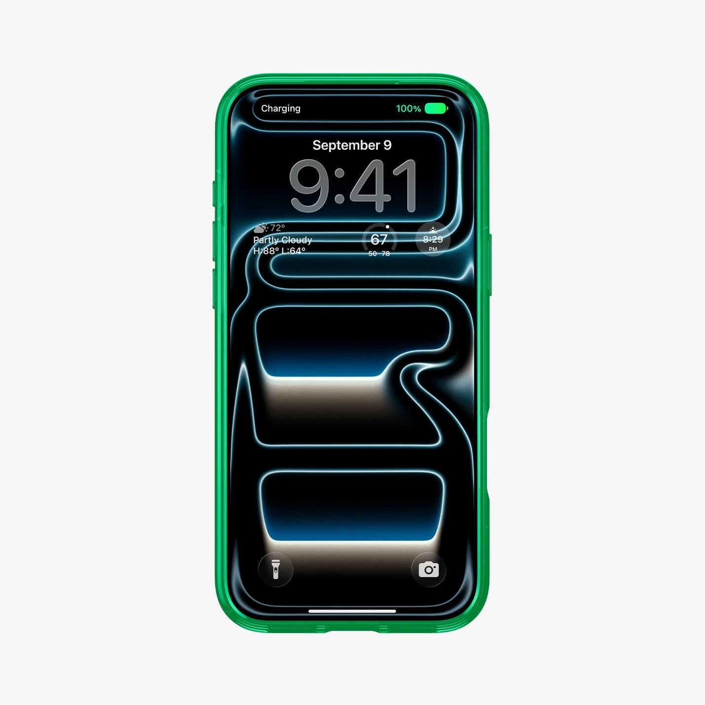 Spigen c11 Cadence case front view on iPhone 17 Pro Max