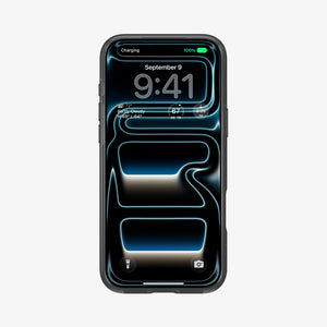 Spigen c11 Signal case front view on iPhone 17 Pro Max