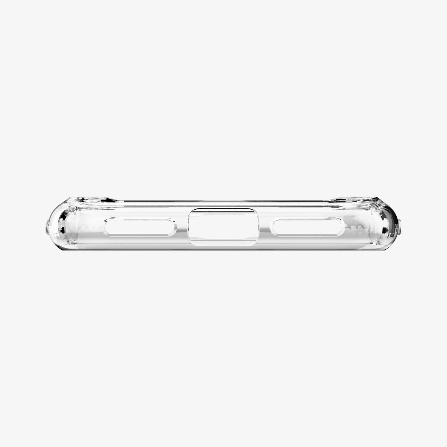 042CS20924 - iPhone SE Ultra Hybrid case in rose crystal showing the back