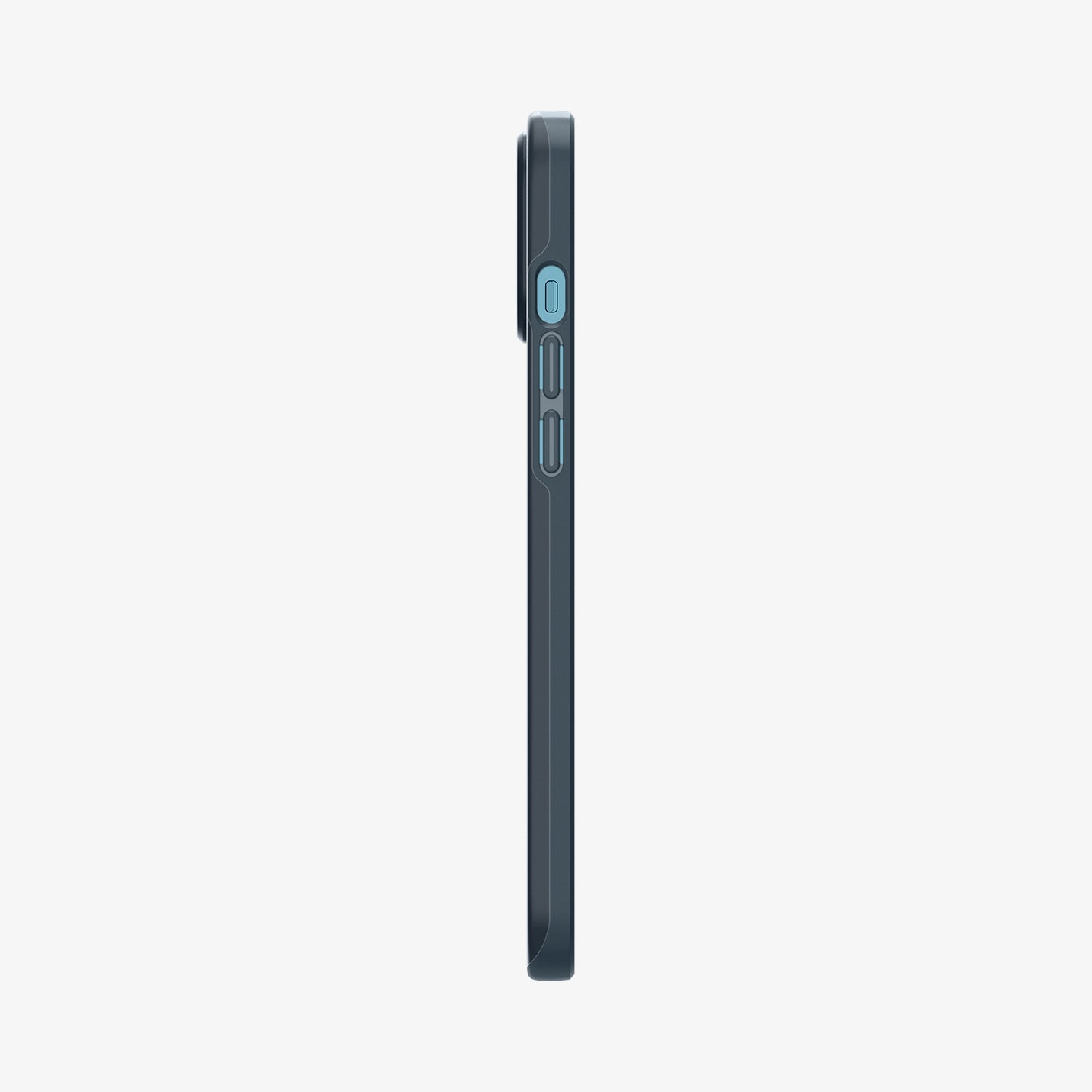ACS01612 - iPhone 12 Pro Max Case Thin Fit in black showing the back
