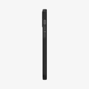 ACS01612 - iPhone 12 Pro Max Case Thin Fit in black showing the back