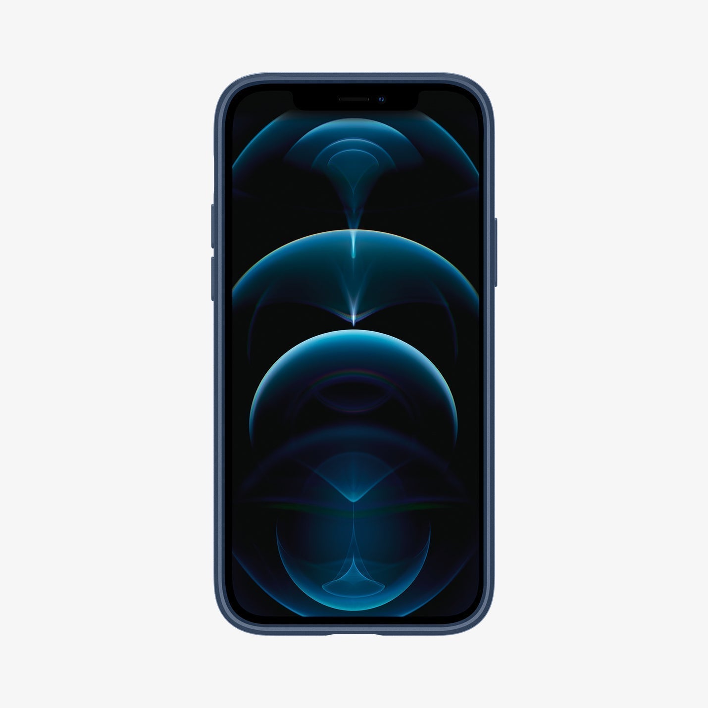 ACS01612 - iPhone 12 Pro Max Case Thin Fit in black showing the back