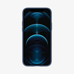ACS01612 - iPhone 12 Pro Max Case Thin Fit in black showing the back