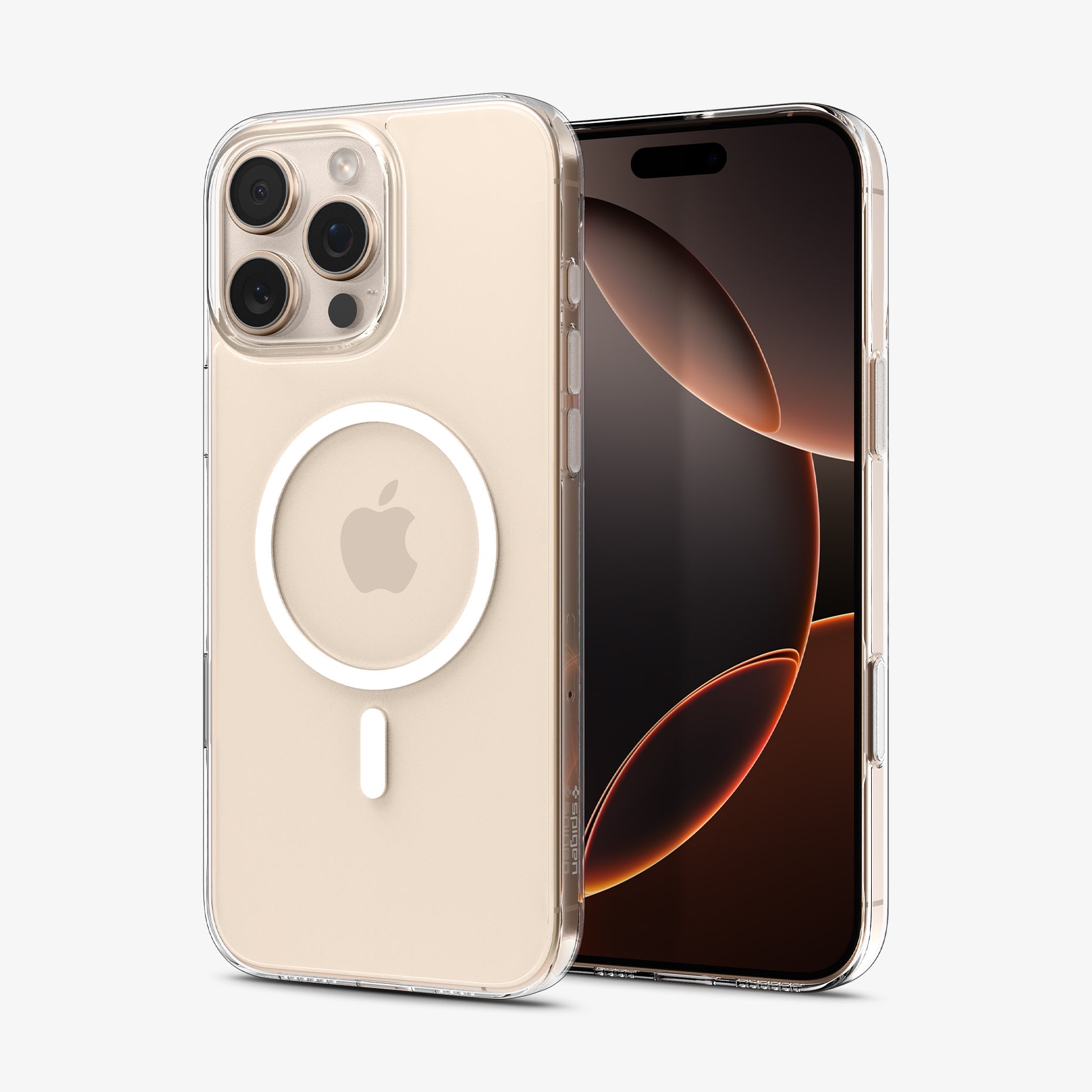 Front and back views of the iPhone 16 Pro Thin Fit T MagFit case