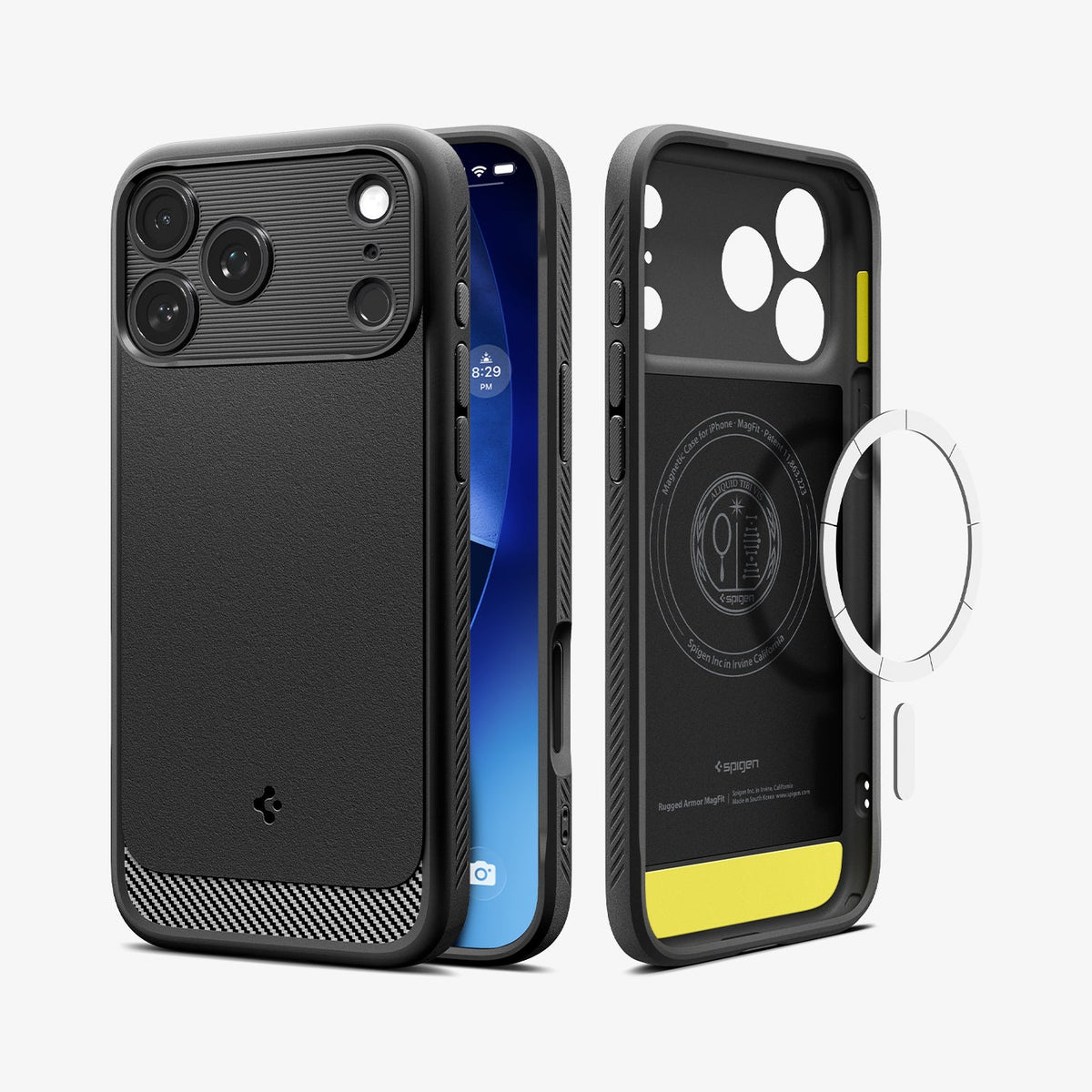 Spigen iPhone 18 Pro Max Rugged Armor (Mag Fit) - Matte Black - image 2