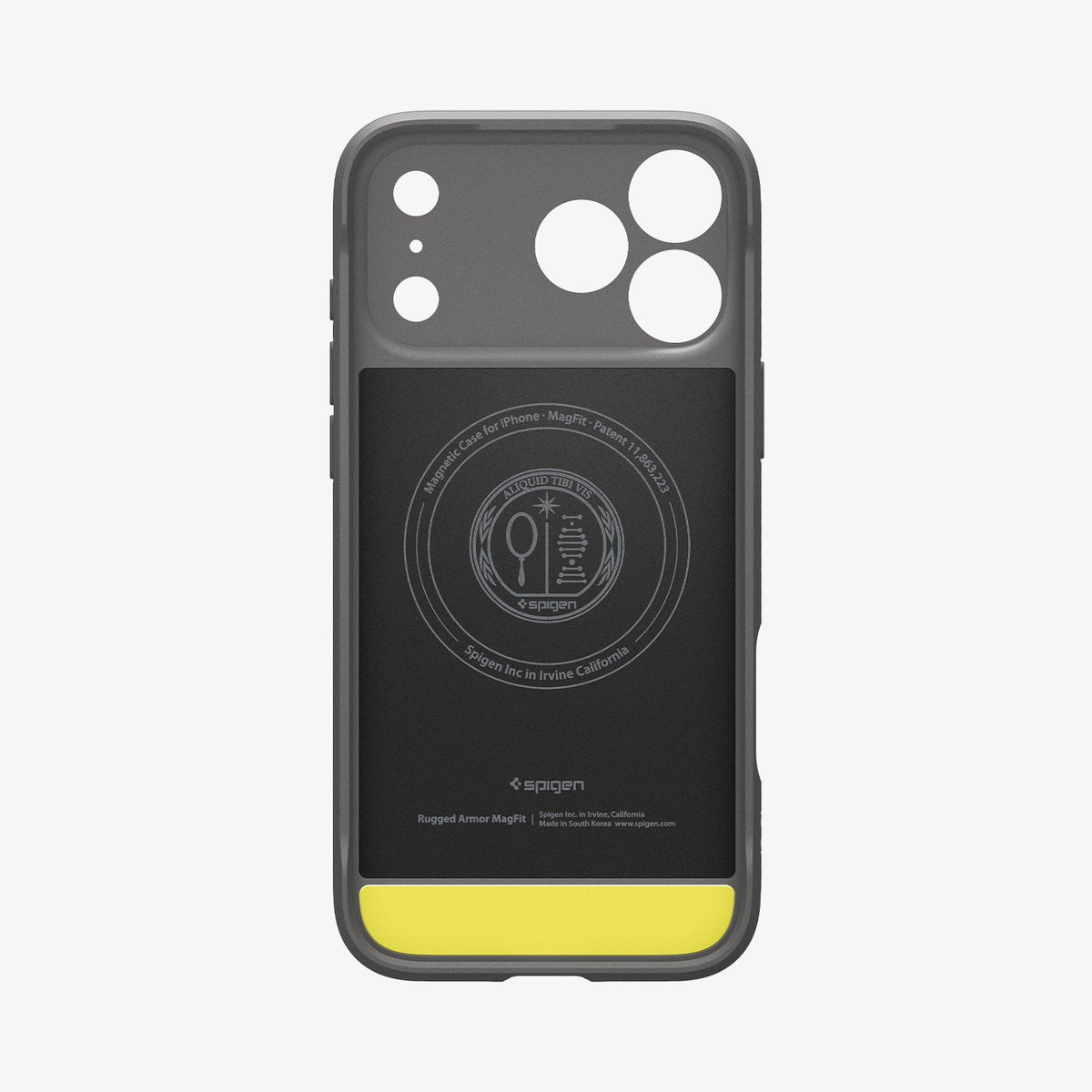 Spigen iPhone 18 Pro Max Rugged Armor (Mag Fit) - Gray - image 5