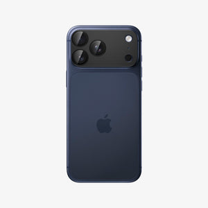Spigen iPhone 17 Pro Lens Protector – GLAS.tR EZ Fit Optik Pro XL [1 Pack] - Black - back view