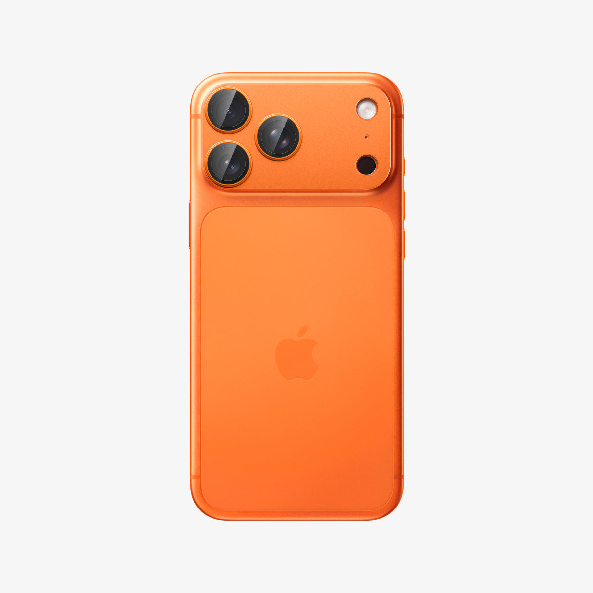 Spigen iPhone 17 Pro Lens Protector – GLAS.tR EZ Fit Optik Pro XL [1 Pack] - Cosmic Orange - back view