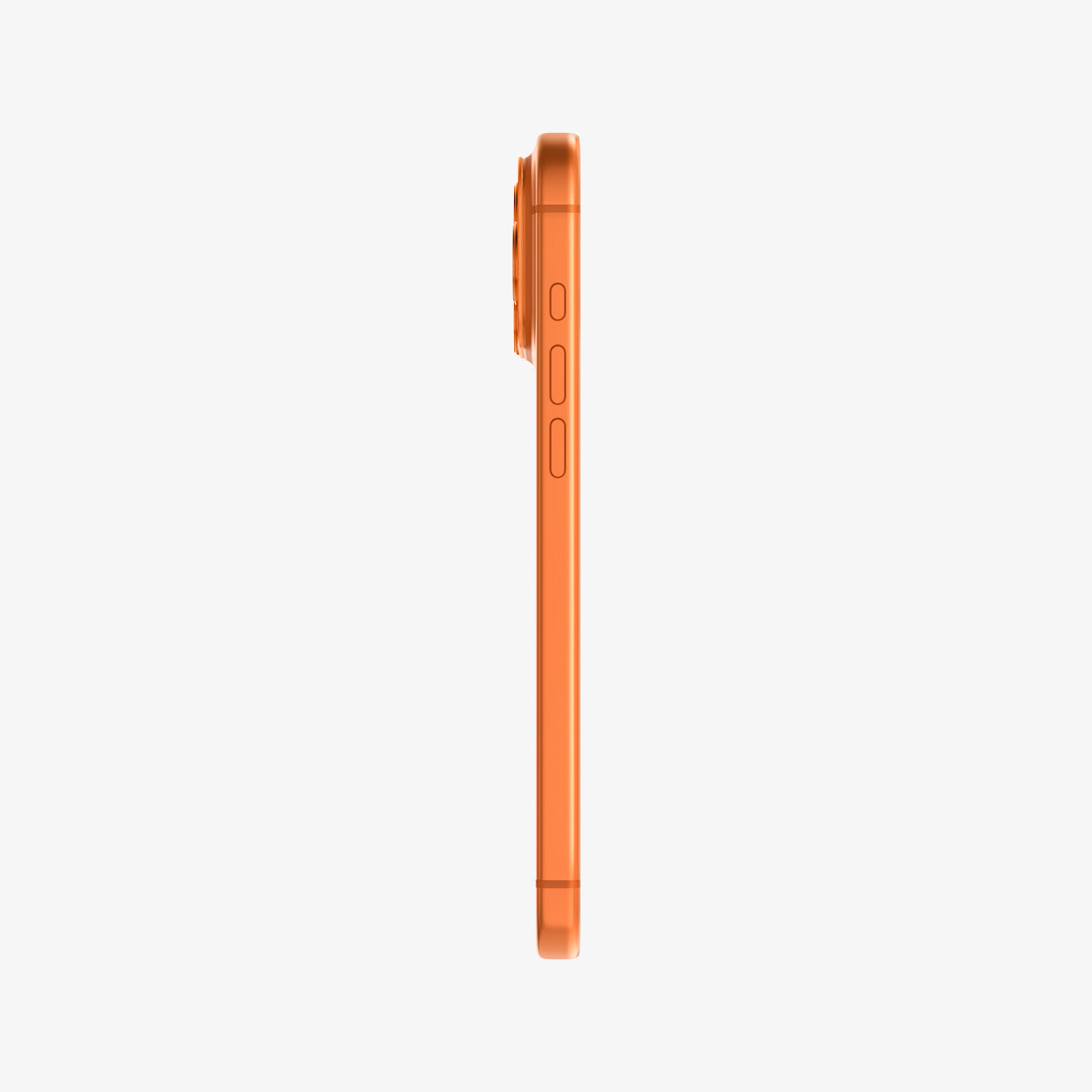 Spigen iPhone 17 Pro Lens Protector – GLAS.tR EZ Fit Optik Pro XL [1 Pack] - Cosmic Orange - side view