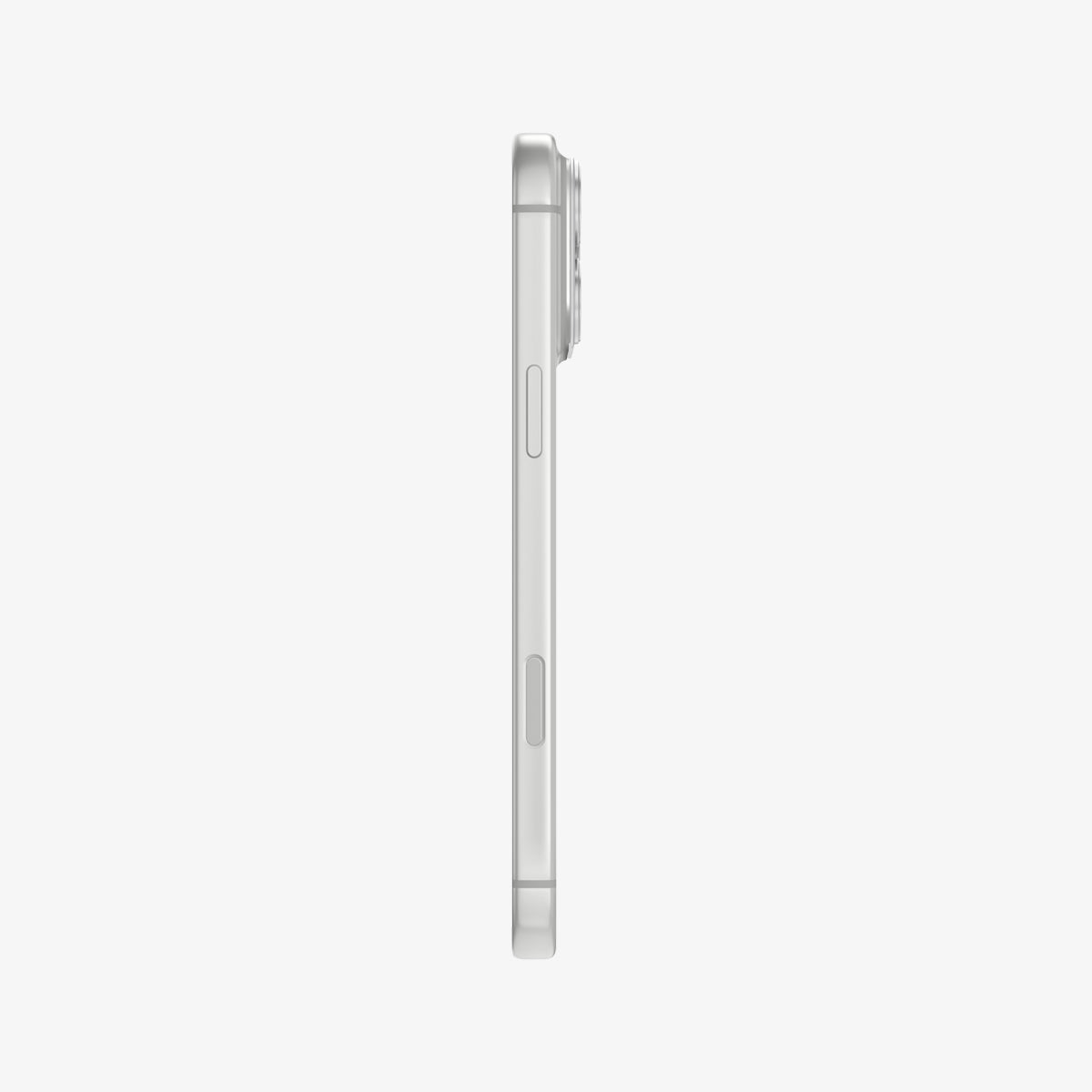 Spigen iPhone 17 Pro Lens Protector – GLAS.tR EZ Fit Optik Pro XL [1 Pack] - Silver - alternate side view