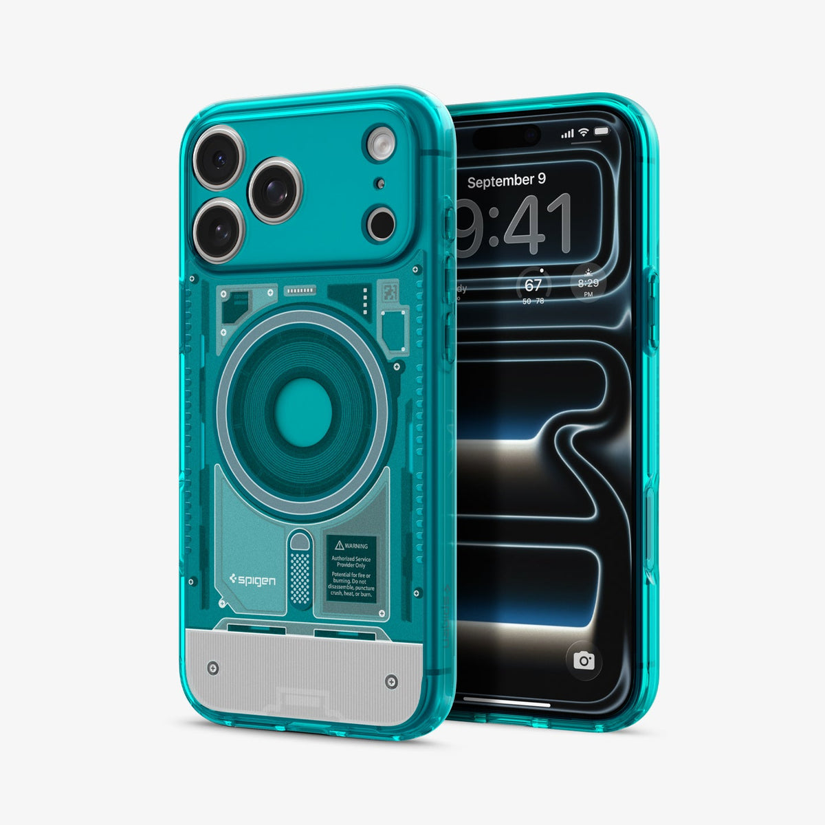 Spigen iPhone 18 Pro Ultra Hybrid C-One (Mag Fit) - C-One Bondi Blue - image 2