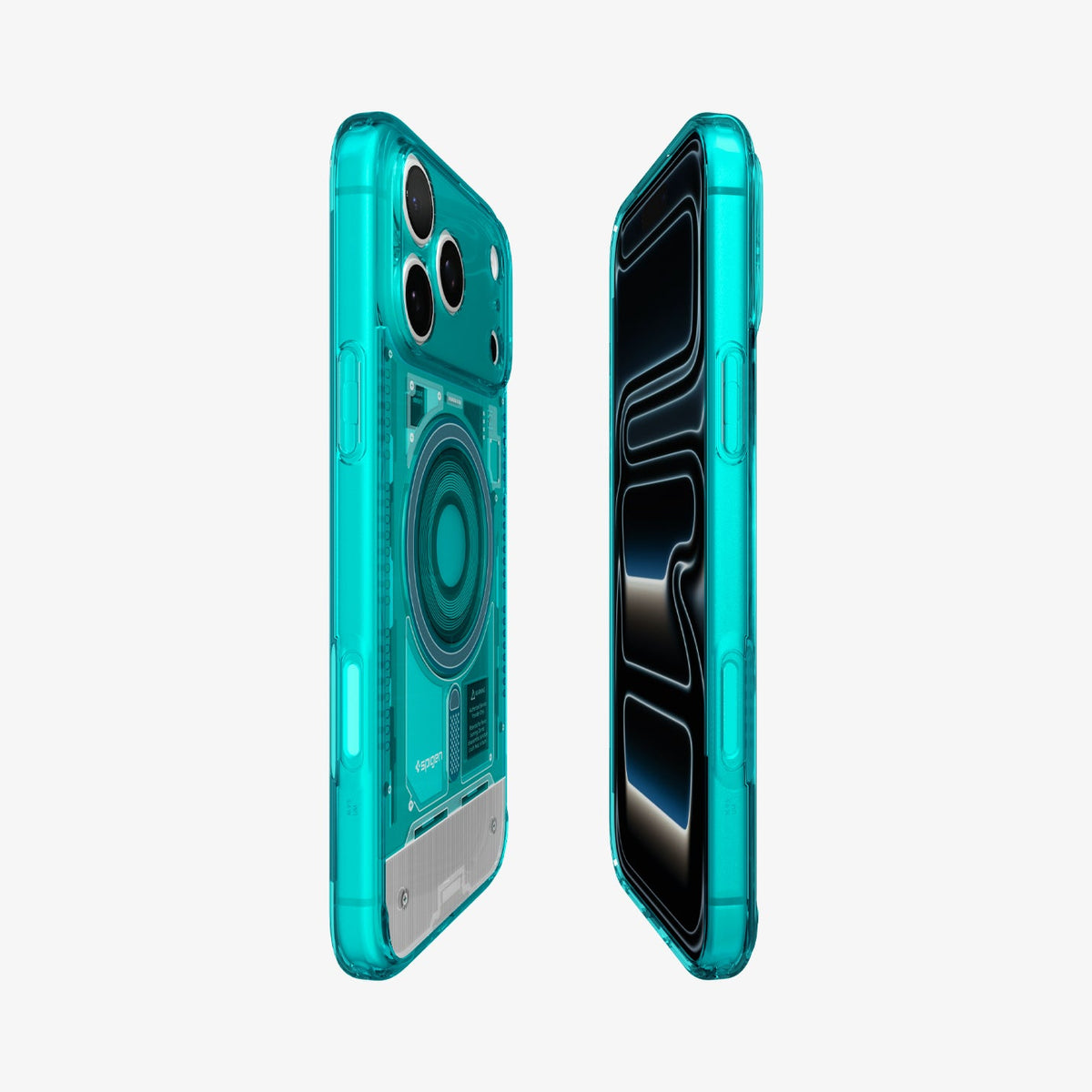 Spigen iPhone 18 Pro Ultra Hybrid C-One (Mag Fit) - C-One Bondi Blue - image 4