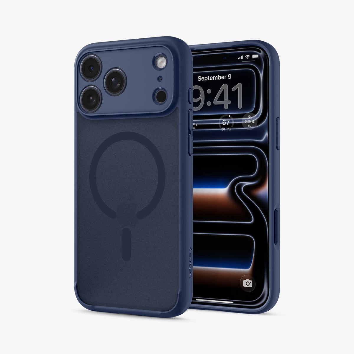 Spigen iPhone 18 Pro Ultra Hybrid Matte (Mag Fit) - Frost Deep Blue - image 2