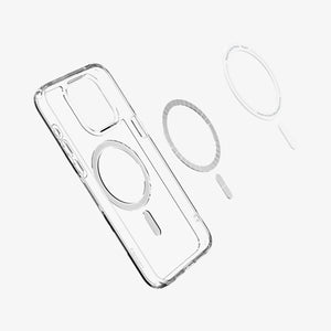 Spigen Ultra Hybrid (MagFit) case for iPhone 15 Pro in Graphite – detail image 2