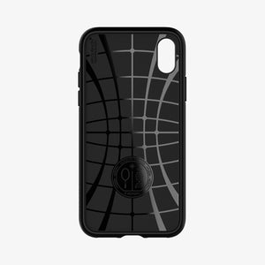 064CS24872  - iPhone XR Case Liquid Air in  Black showing the back