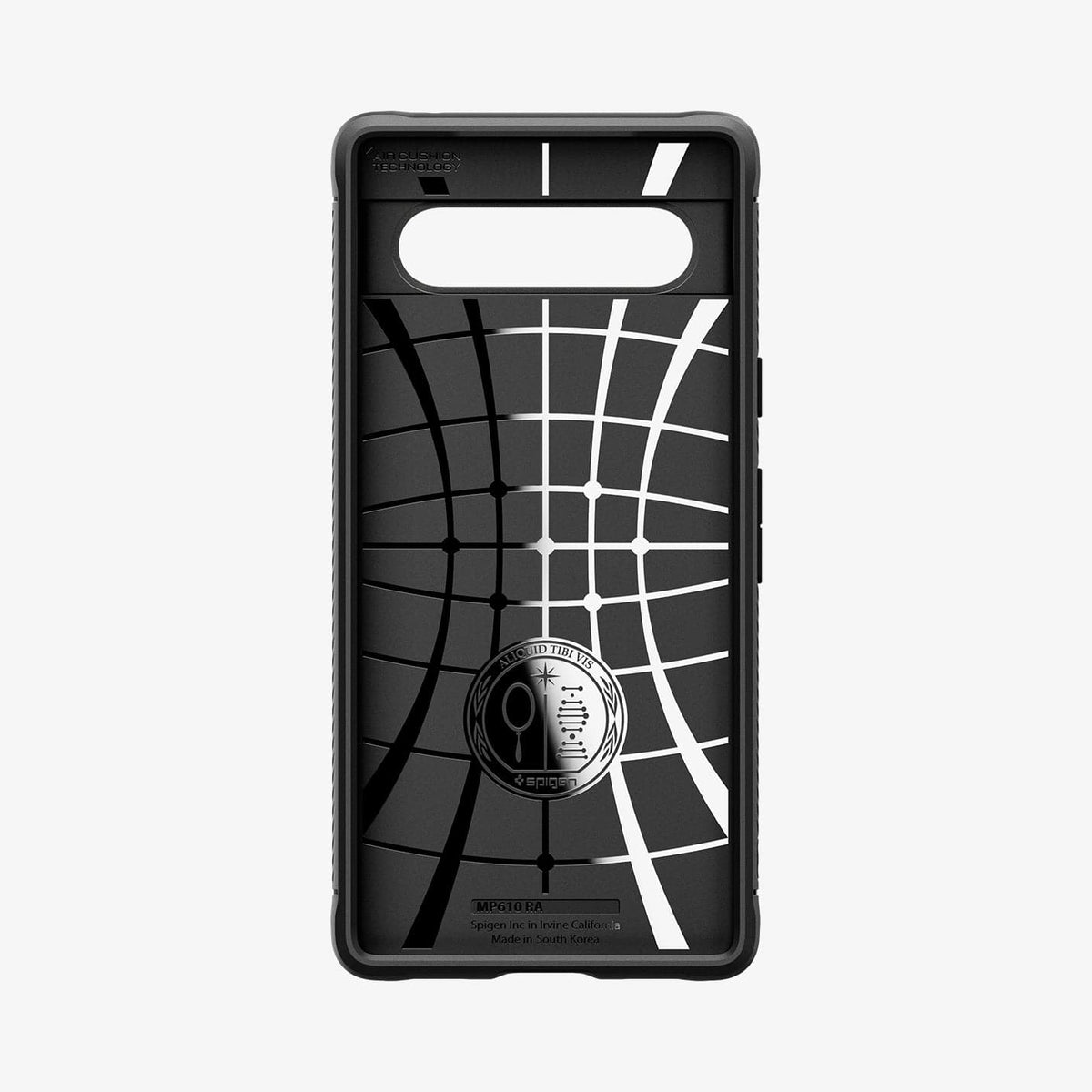 Spigen Google Pixel 7a Case – Rugged Armor — Matte Black interior pattern