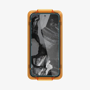 Spigen Google Pixel 8a Screen Protector – GLAS.tR AlignMaster (2 Pack) — Clear detail 4