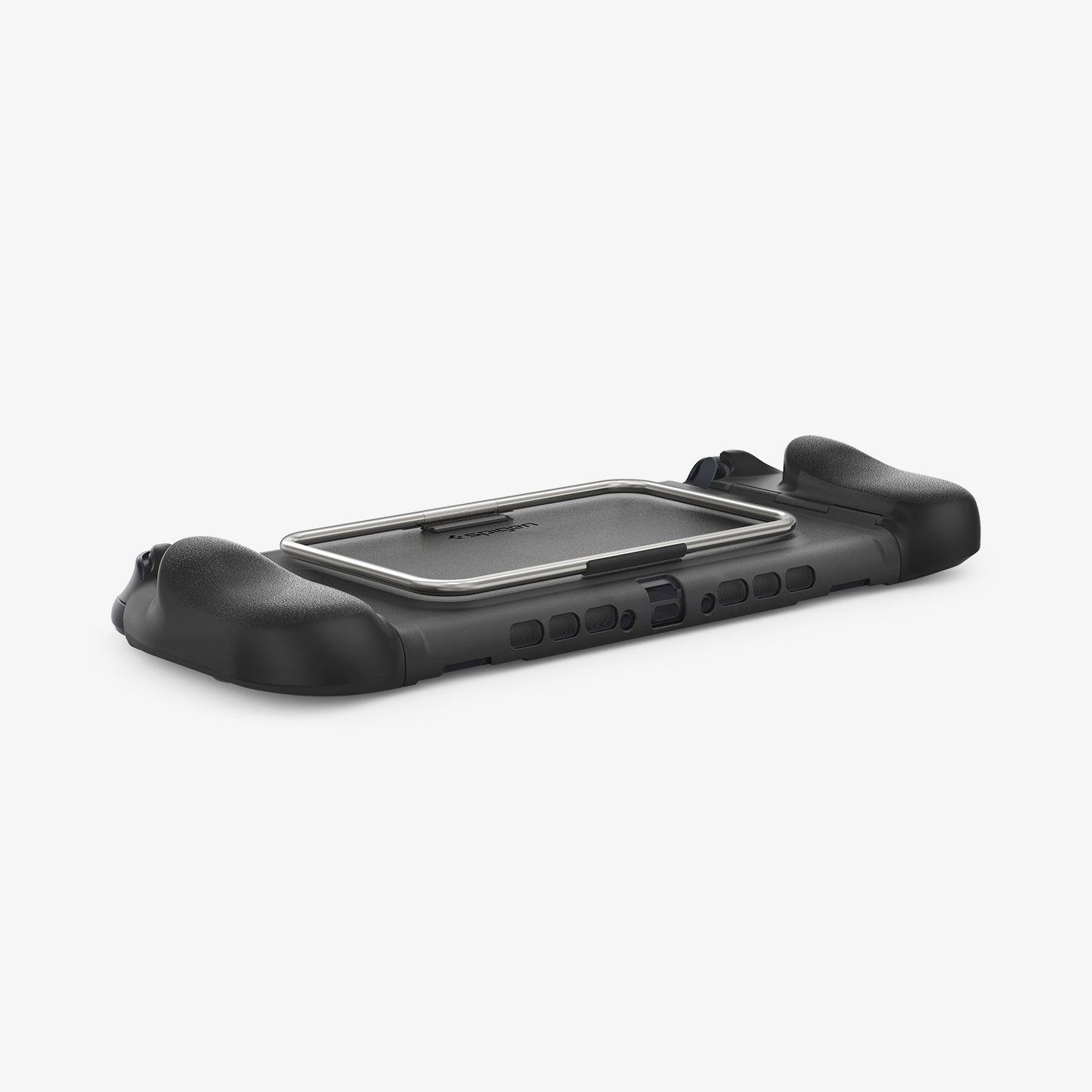 Rear view of Spigen Nintendo Switch 2 Dual Grip Pro Black case