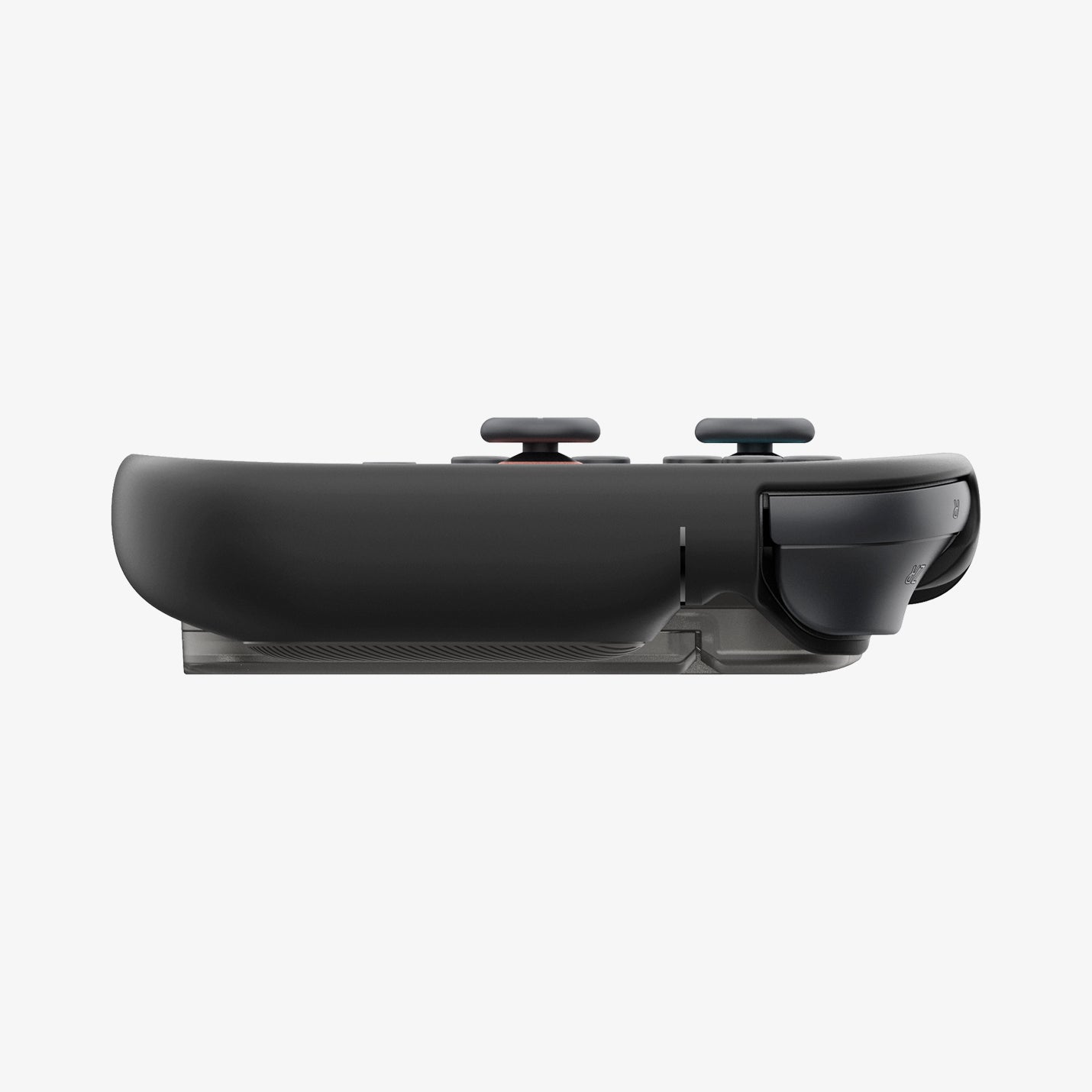 Textured Joy-Con side grip of Spigen Snap Switch case