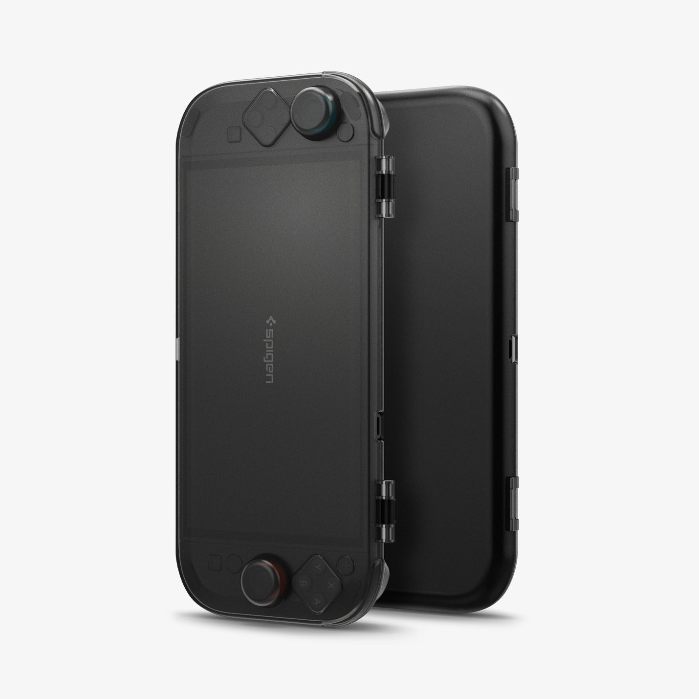Closed Spigen Thin Fit 360 Nintendo Switch 2 case angled view